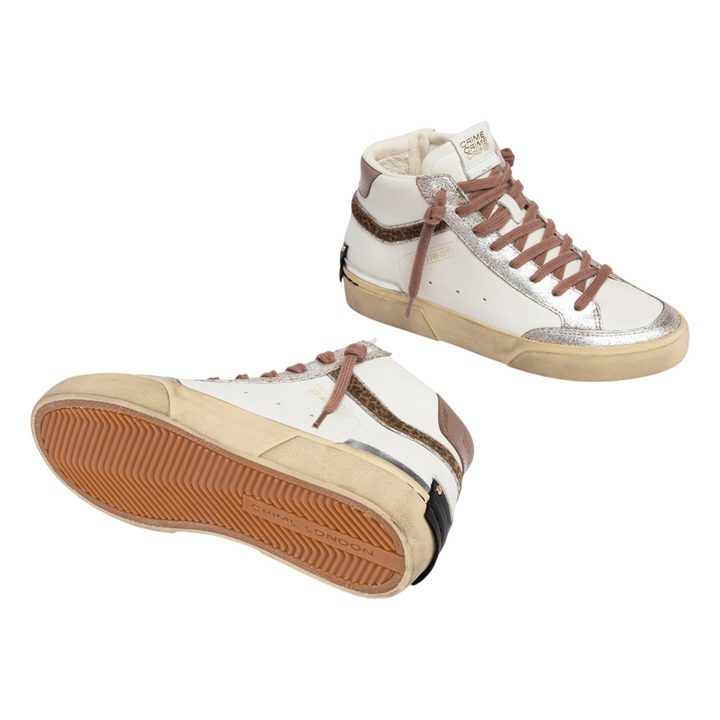 CRIME LONDON Sneaker Recut High Vanilla Dew