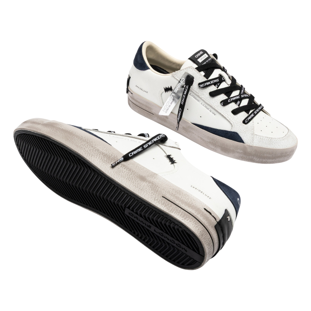CRIME LONDON Sneaker SK8 Deluxe Blue Shadow