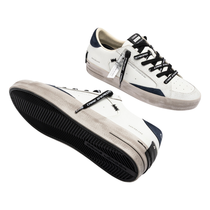 CRIME LONDON Sneaker SK8 Deluxe Blue Shadow