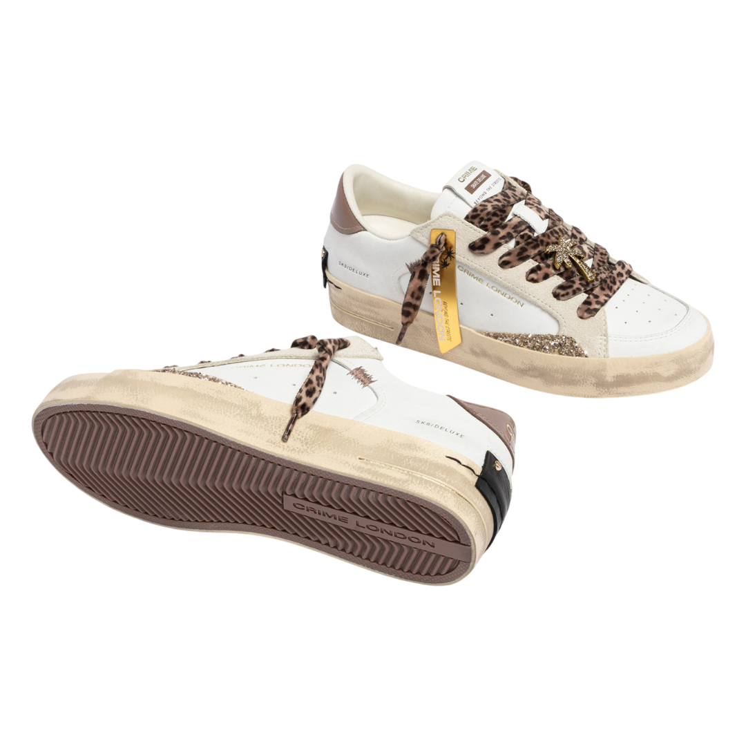 CRIME LONDON Sneaker SK8 Deluxe Jungle Palm