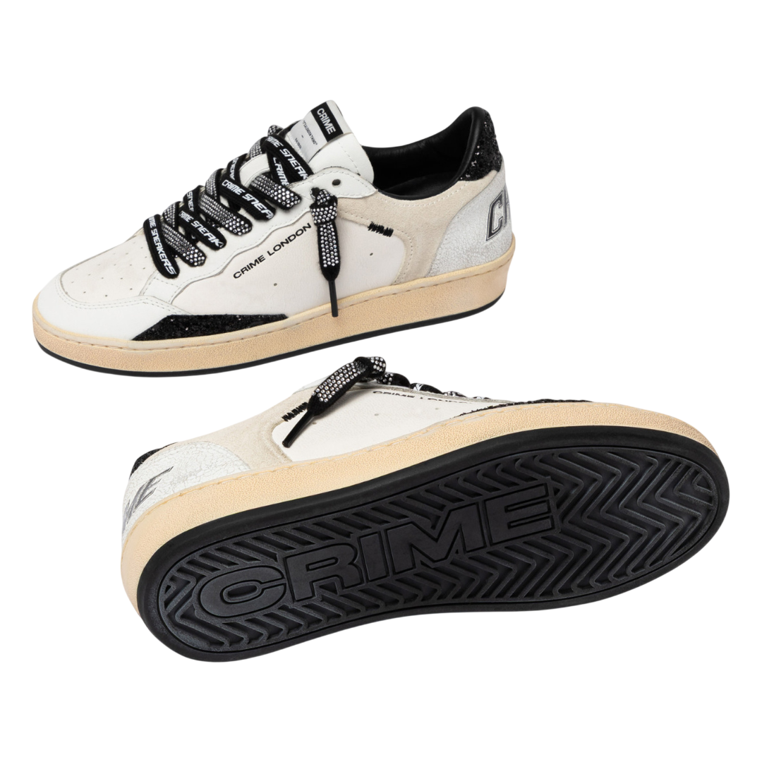 CRIME LONDON Sneaker Chelsea Ivory Shadow