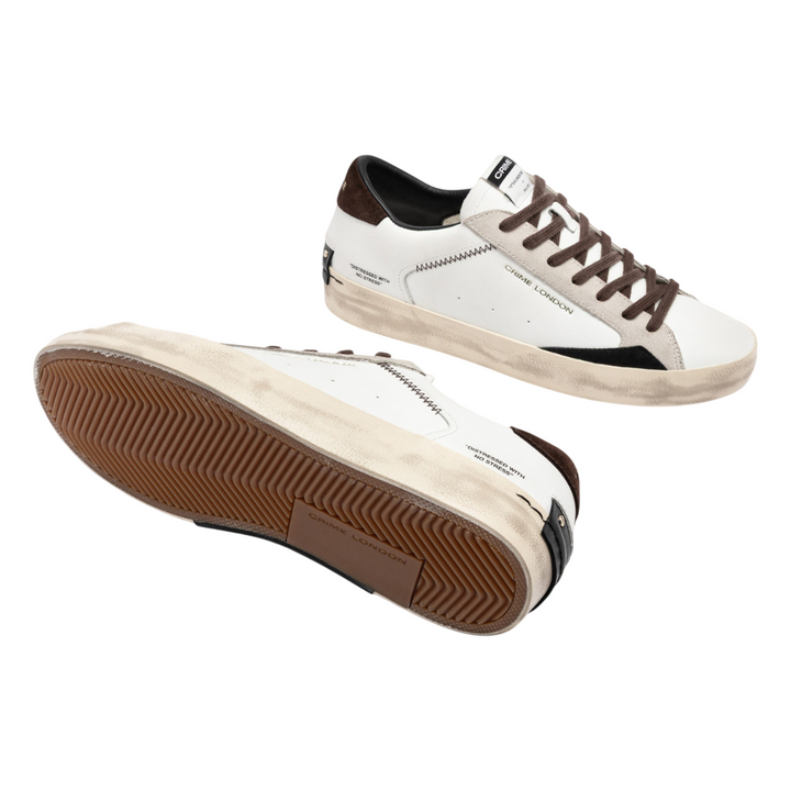 CRIME LONDON Sneaker Distressed City Brown