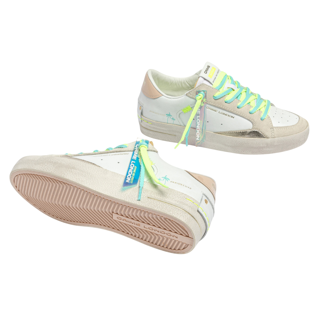 CRIME LONDON Sneaker SK8 Deluxe Nude Bliss