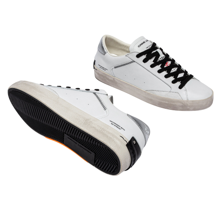 CRIME LONDON Sneaker Distressed Metallic Orange
