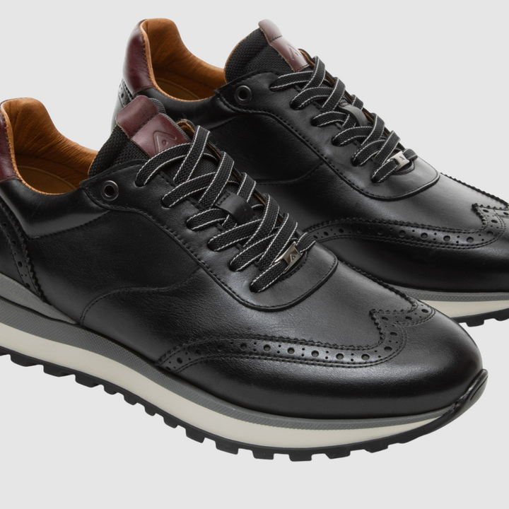 AMBITIOUS SNEAKER PARK Brogue Runner Black