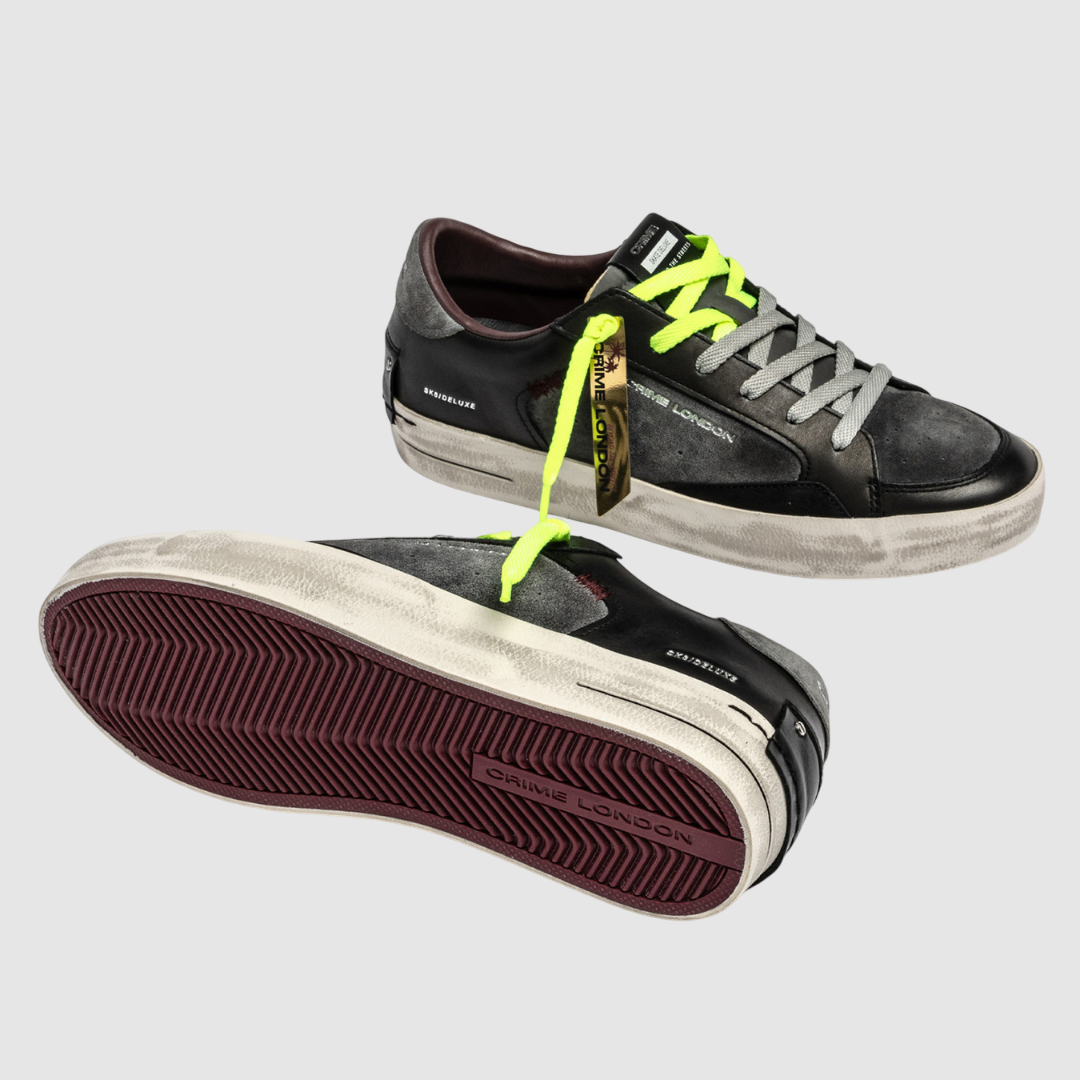 CRIME LONDON SNEAKER SK8 DELUXE COOL GREY