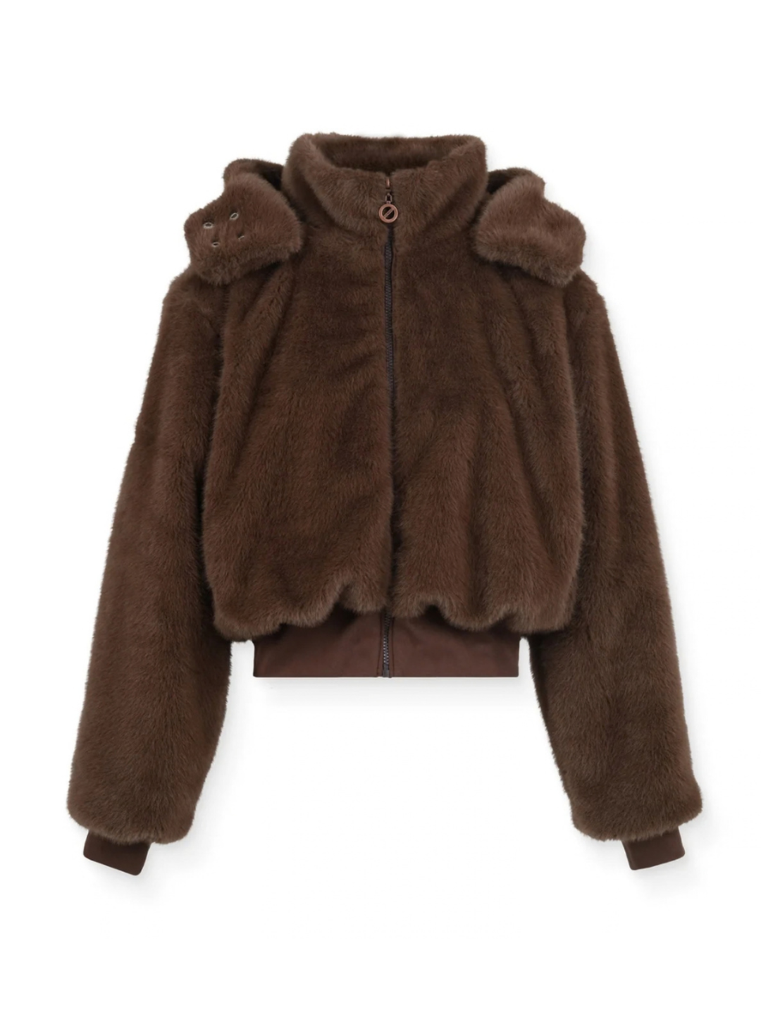 NO NAME Carter Sherpa Jacket Brown