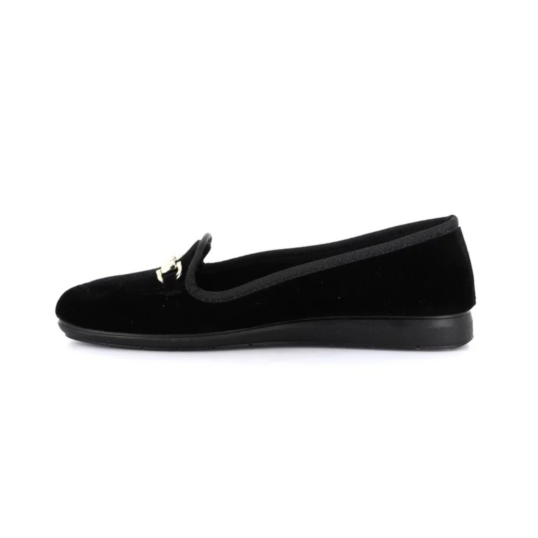 GRUNLAND Texi Pantofola Morsetto Nero