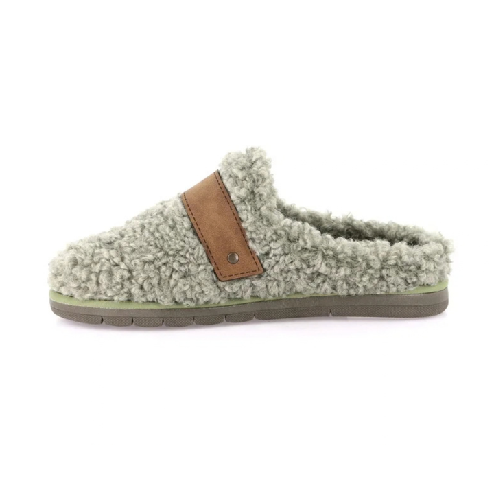 GRUNLAND Rasa Ciabatta Teddy Fibbia Laterale Menta