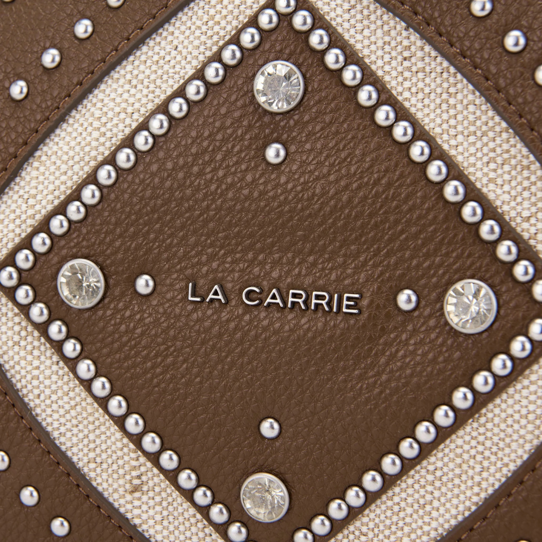 LA CARRIE Butterfly Brown Shoulder Bag