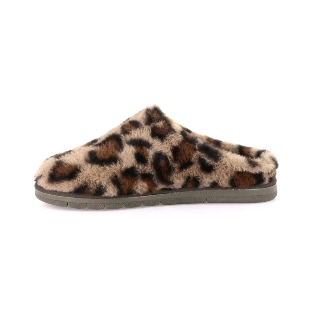 GRUNLAND Rasa Ciabatta Fluffy Animalier