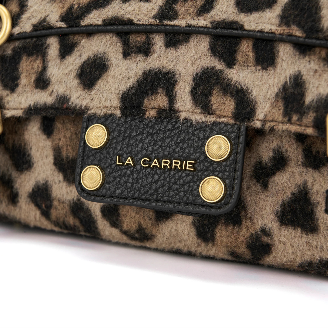 LA CARRIE Borsa Shopping Atena Animalier Black