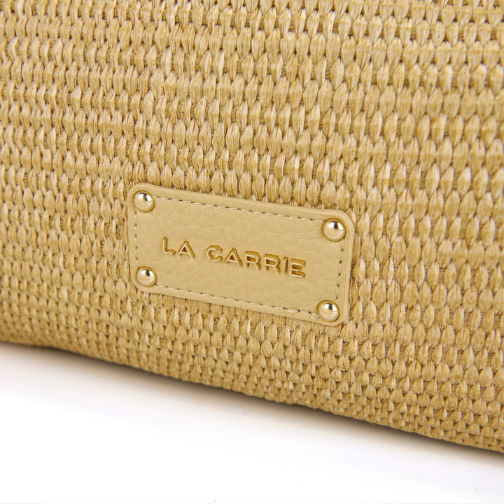 LA CARRIE La Plage Beige Shopping Bag
