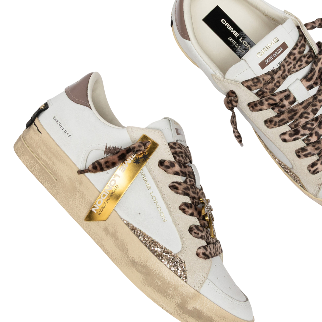 CRIME LONDON Sneaker SK8 Deluxe Jungle Palm