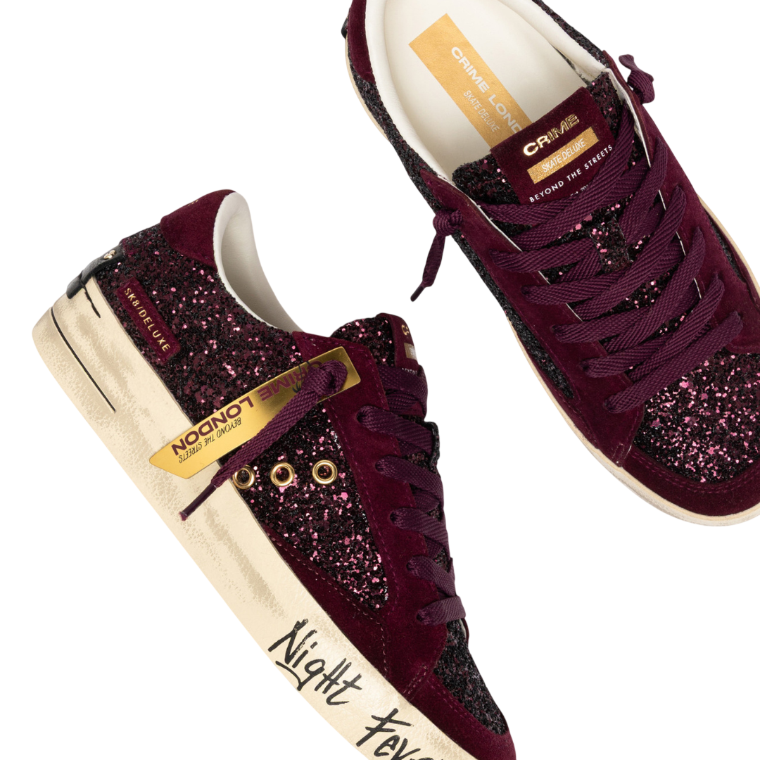CRIME LONDON Sneaker SK8 Deluxe Ruby Fever