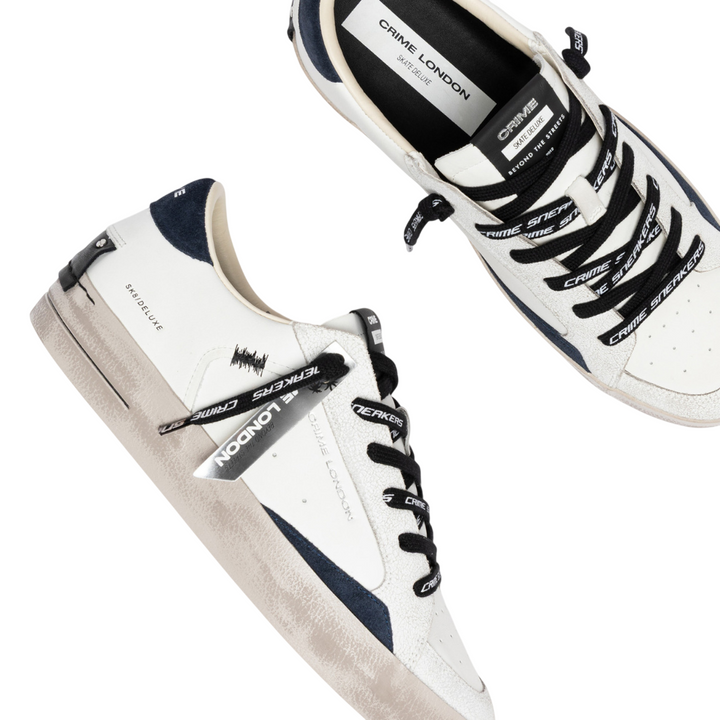 CRIME LONDON Sneaker SK8 Deluxe Blue Shadow