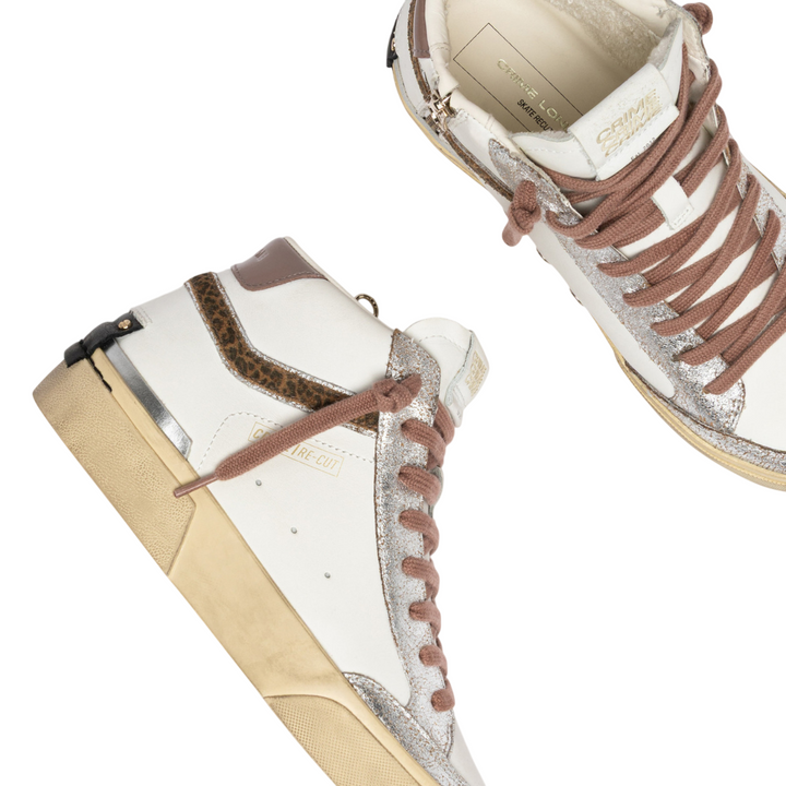 CRIME LONDON Sneaker Recut High Vanilla Dew