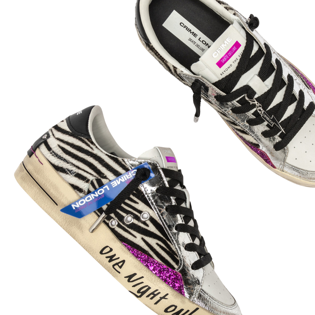 CRIME LONDON Sneaker SK8 Deluxe Disco Heat
