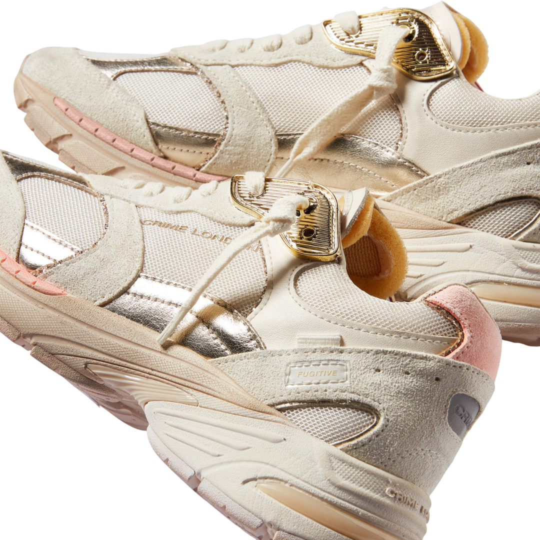CRIME LONDON Sneaker Fugitive 9094 Blush Glow-Up