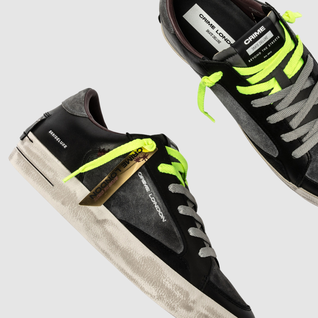 CRIME LONDON SNEAKER SK8 DELUXE COOL GREY