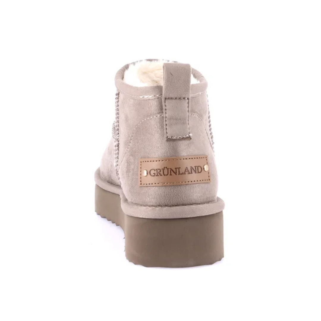 GRUNLAND CIVA Mini Stivaletto Taupe