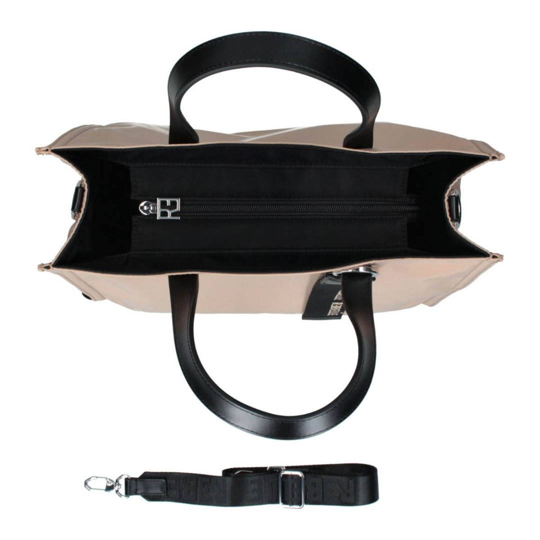 REBELLE Electra Nylon Sand Handbag