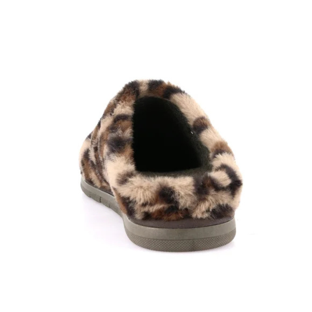 GRUNLAND Rasa Ciabatta Fluffy Animalier
