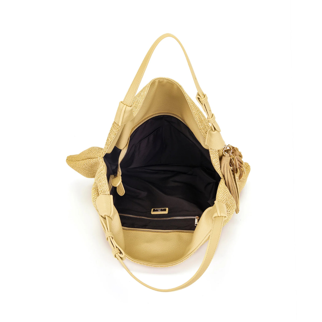 LA CARRIE La Plage Beige Shopping Bag