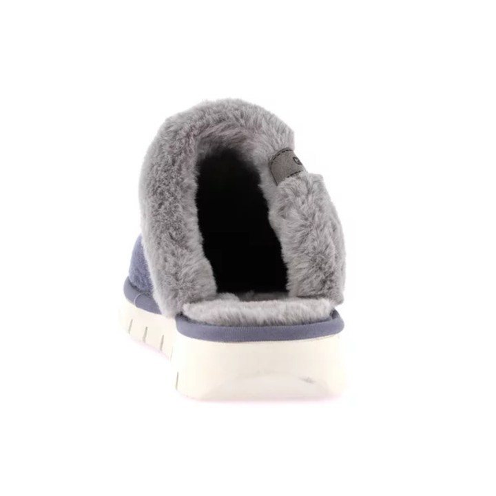 GRUNLAND Loxi Ciabatta Eco Pelliccia Jeans