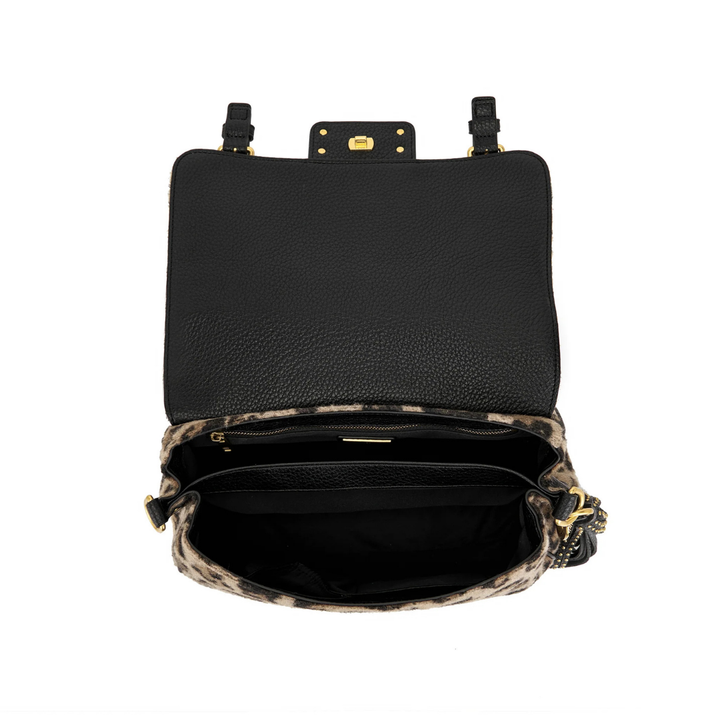 LA CARRIE Borsa Shopping Atena Animalier Black