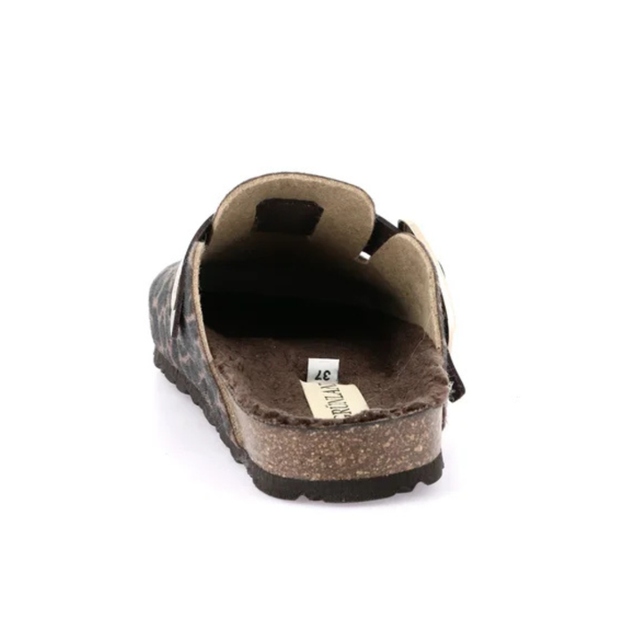 GRUNLAND SARA Sabot Tessuto Animalier