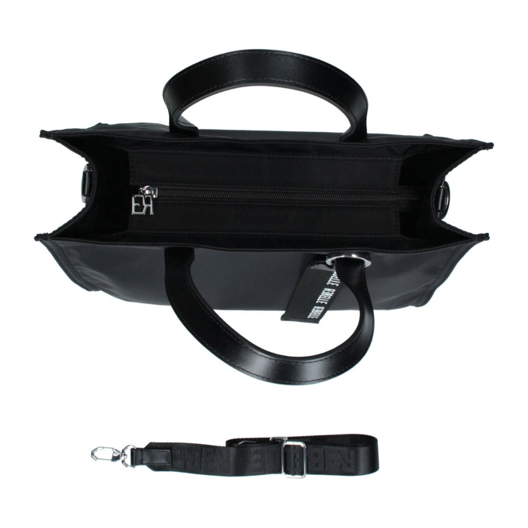 REBELLE Electra Nylon Black Handbag