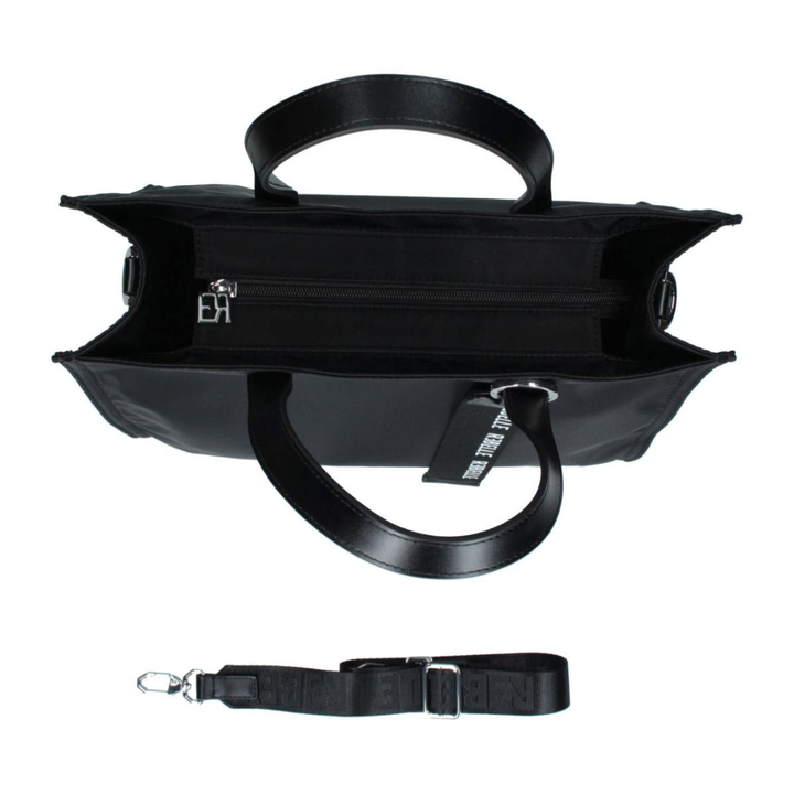REBELLE Electra Nylon Black Handbag