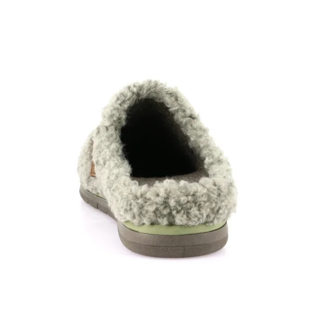 GRUNLAND Rasa Ciabatta Teddy Fibbia Laterale Menta
