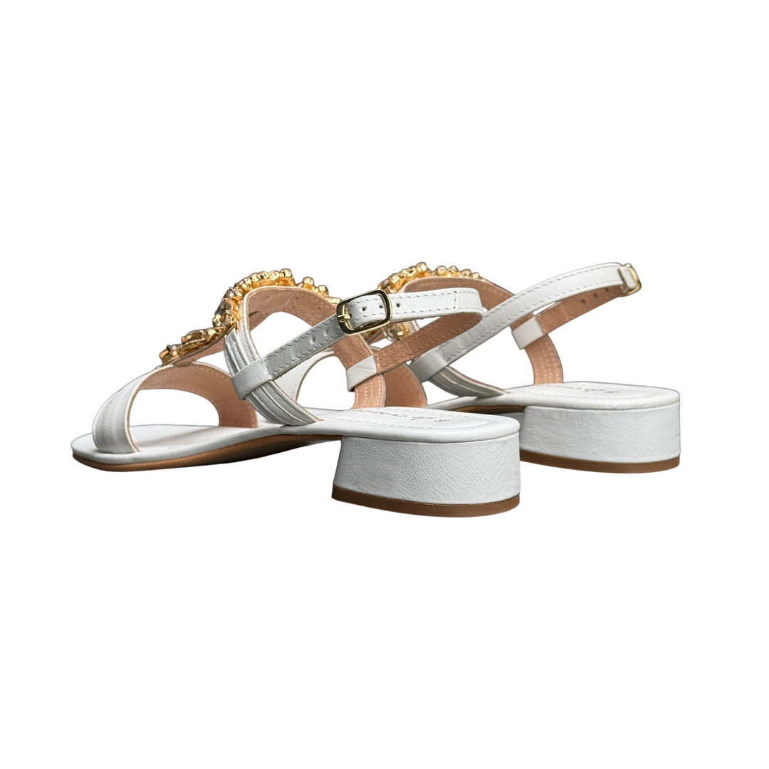 LE CHICCHE Sandalo Bianco