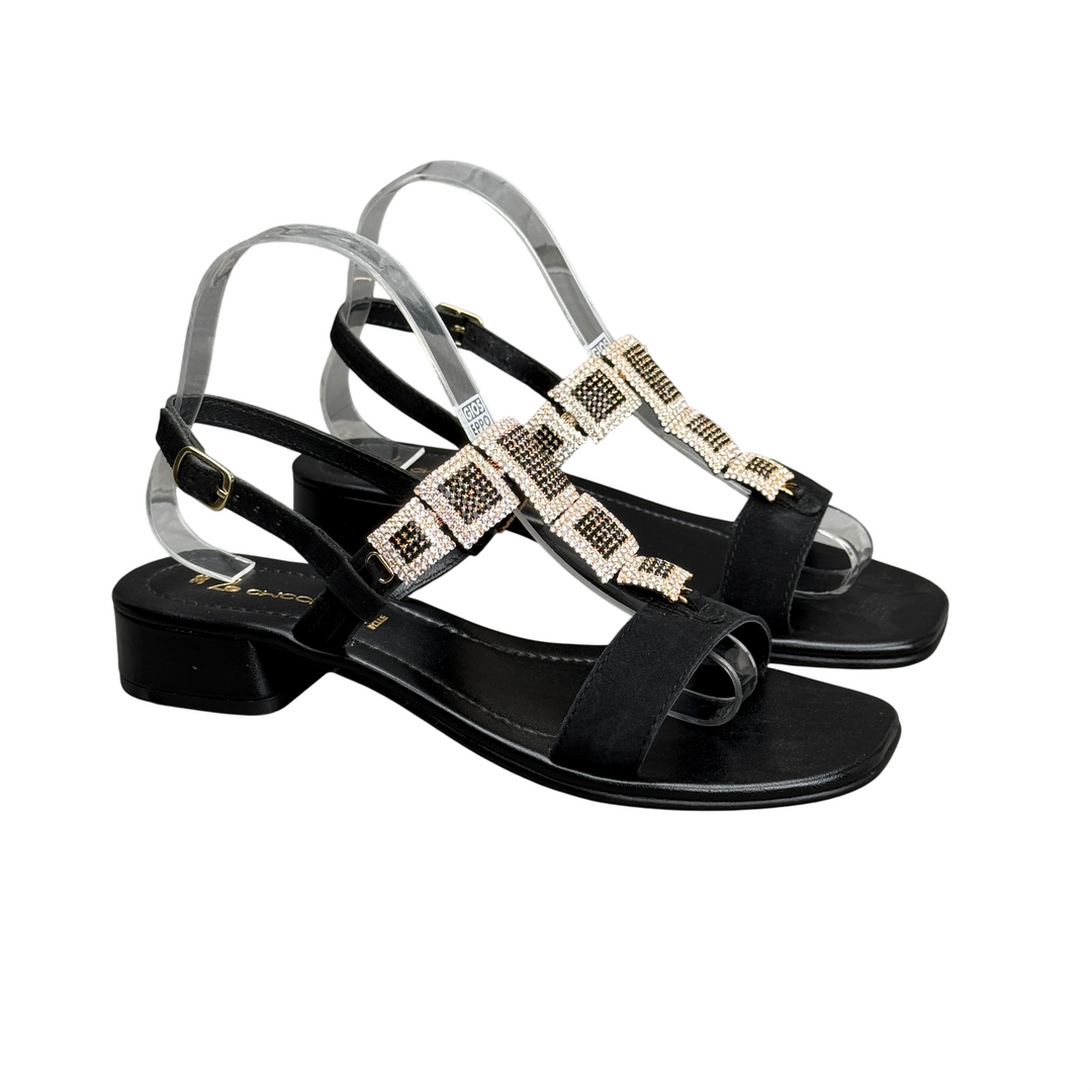 LE CHICCHE Sandalo Nero