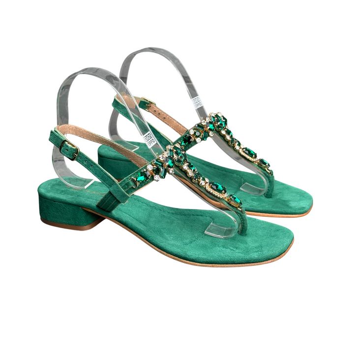 LE CHICCHE Sandalo Infradito Green