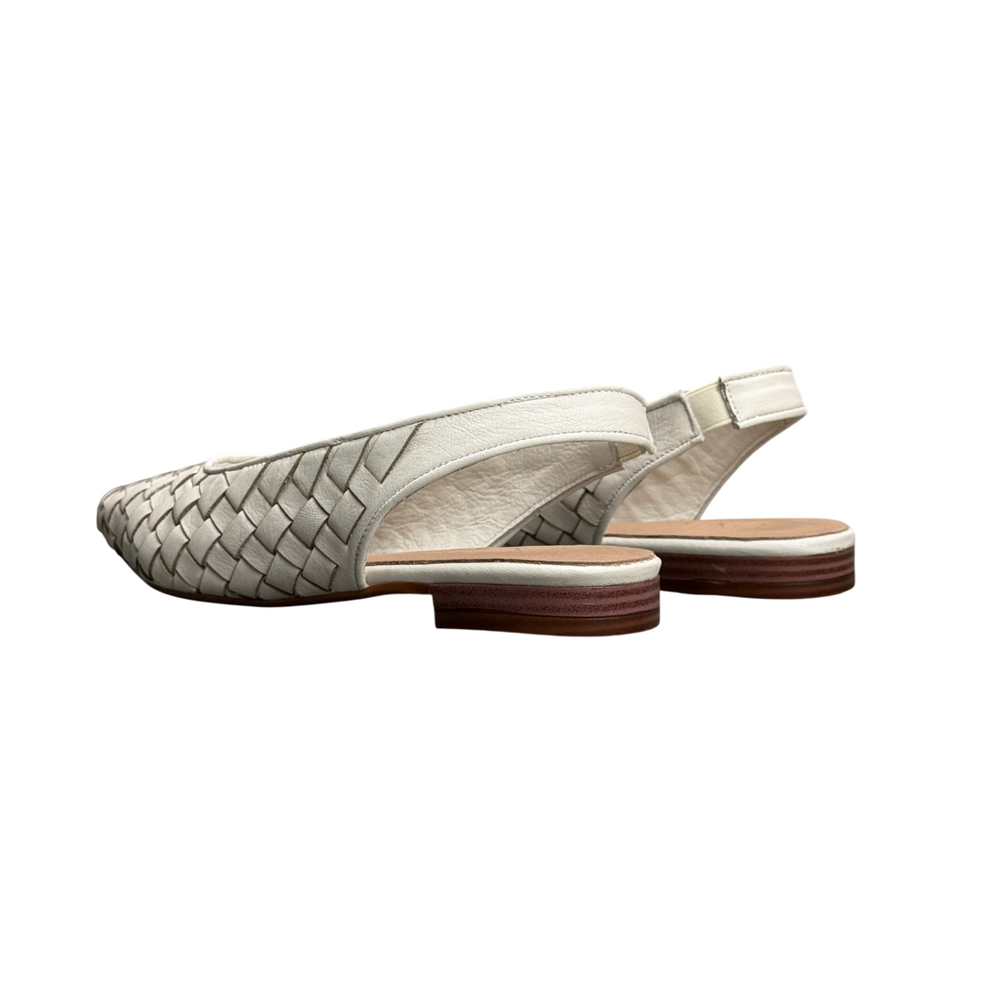 UNIKA Slingback Pelle Intrecciata