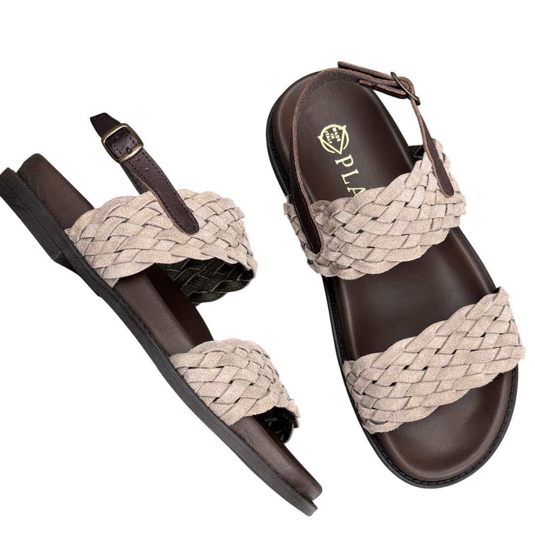 PLAY Sandalo Fasce Intrecciate