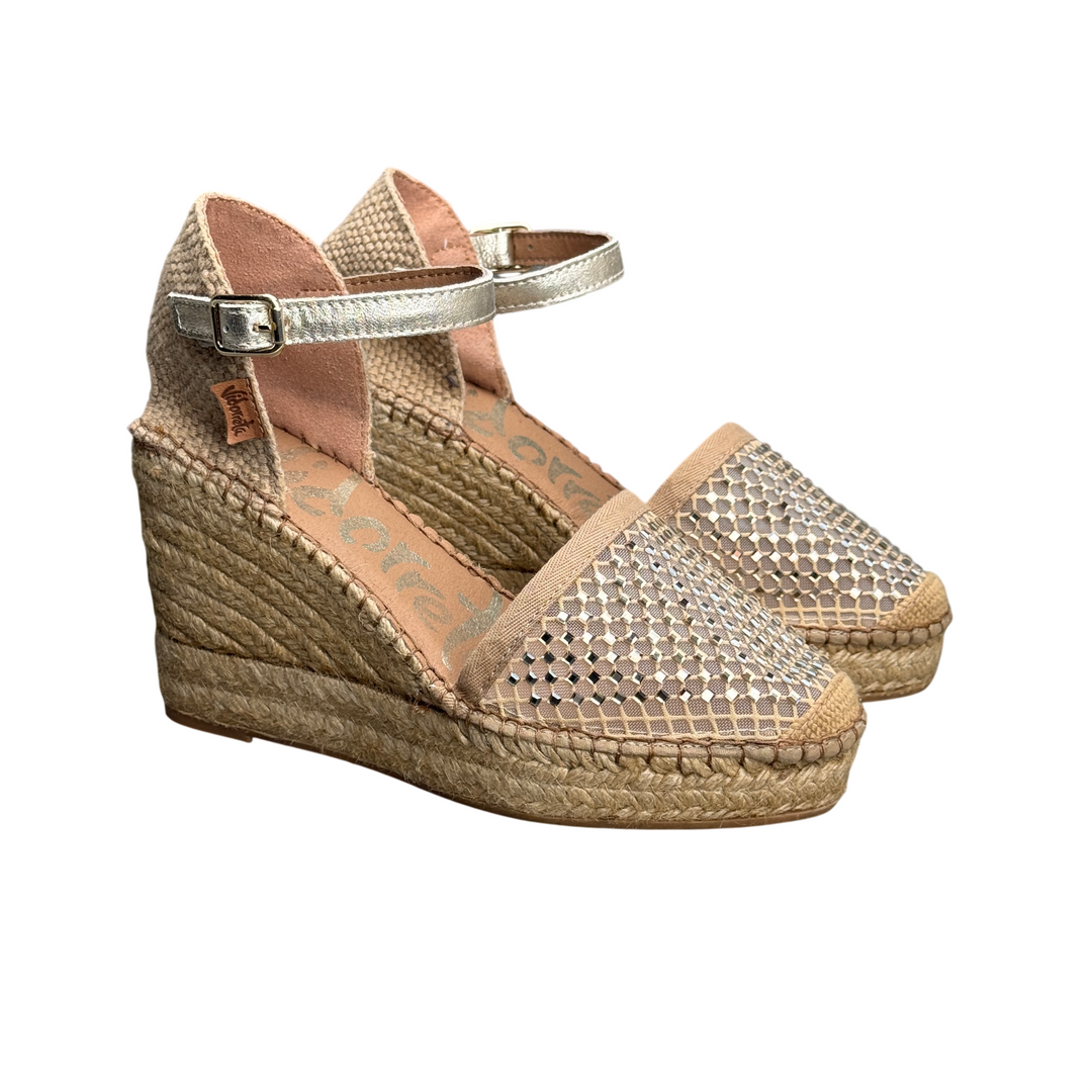 VIDORRETA Sandalo Espadrillas Zeppa Pietre 0122