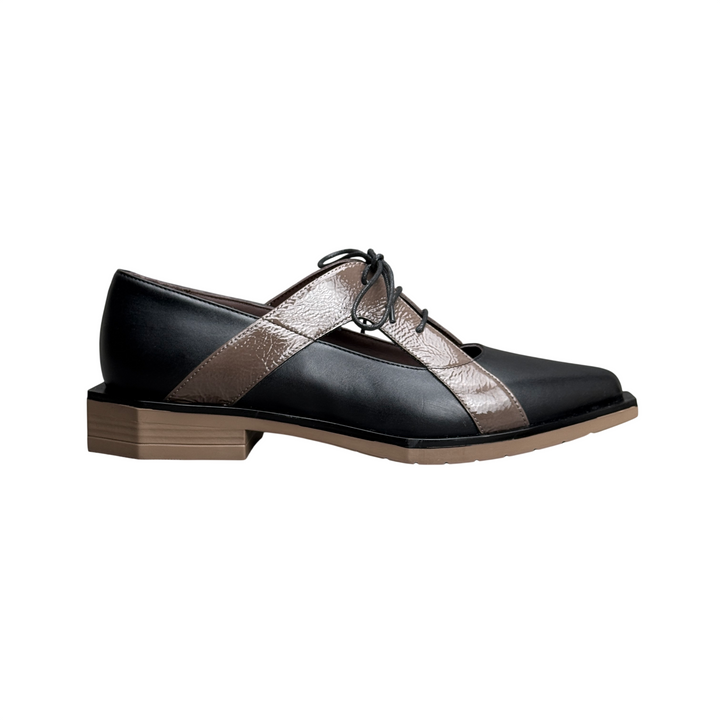 LE BOHÉMIEN G19 Sfilata Lacci Nero/Taupe