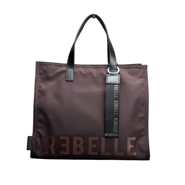 REBELLE Borsa a Mano Electra Nylon Wengè