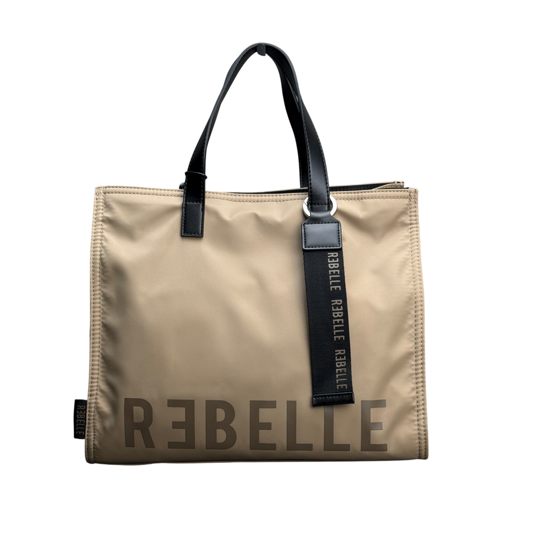 REBELLE Borsa a Mano Electra Nylon Creta