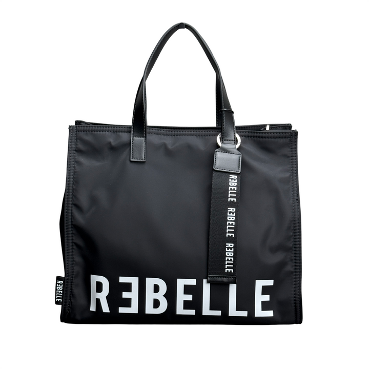 REBELLE Borsa a Mano Electra Nylon Black