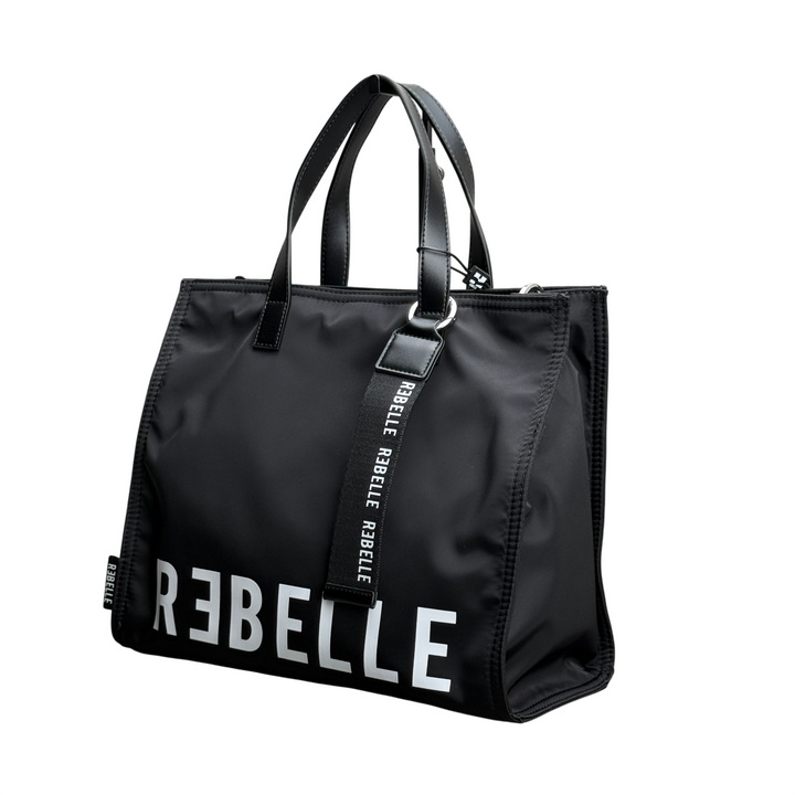 REBELLE Borsa a Mano Electra Nylon Black