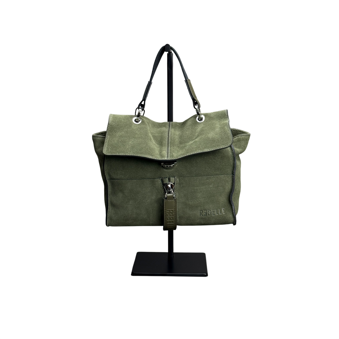 REBELLE Minibag Chloe Camoscio Lizard
