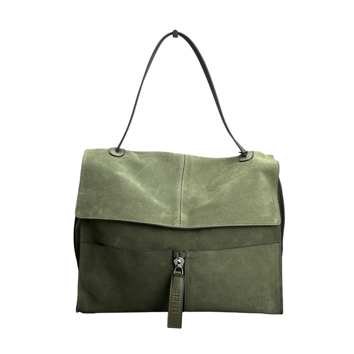 REBELLE Borsa a Spalla Clio Camoscio Lizard