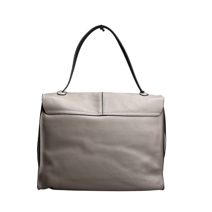 REBELLE Borsa a Spalla Clio Satchel L Pelle Taupe