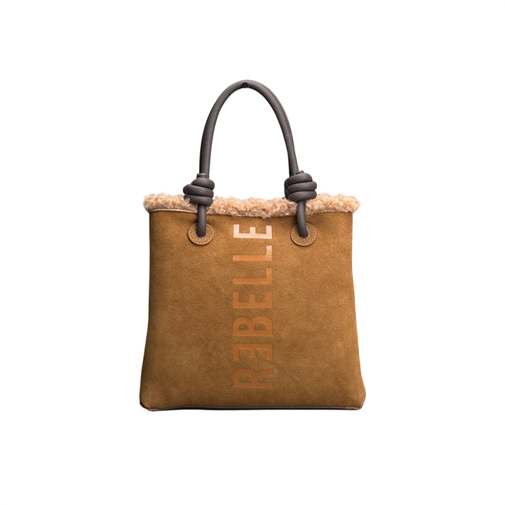 REBELLE Borsa Due Manici Ase Mini Furry Mou