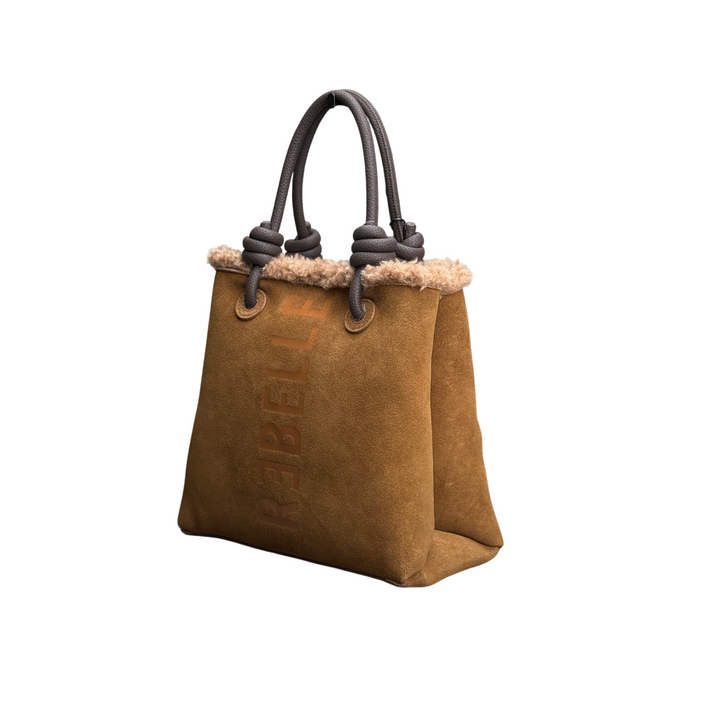 REBELLE Borsa Due Manici Ase Mini Furry Mou